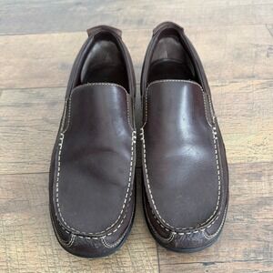 Cole Haan Men's Brown Leather Slip On Loafers Size 10.5 M